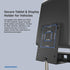 ARKON 2-Post 4-Hole 75 Mounts Taxi Headrest Mount for Tablet, Mobile Printer, or Payment Terminal, Heavy Duty Metal