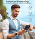 FNTCASE Samsung Galaxy A15-5G Case: Rugged Military Grade Shockproof Drop Protection Mobile Cover with Kickstand (Black)