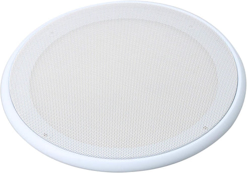 RDEXP 8Inch DIY Car Audio Speaker Cover Decorative Circle Metal Net Mesh Grille White 10.16 x 9.61 x 1.06 Sturdy Construction