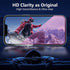 Privacy Screen Protector 2 PACK for iPhone 14, iPhone 13 Pro, iPhone 13, 25 Degree Anti Spy Tempered Glass, Gradient