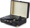 Amazon Basics Portable Suitcase Vinyl Turntable Record Player with Built-in Stereo Speakers, Belt Drive,