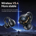5.4 Open Ear Clip Headphones Wireless Earbuds Bluetooth Sports Earphones with Wireless LED Touch Screen Waterproof