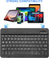 Samsung Galaxy Tab S7/S8 Wireless Keyboard, Portable Bluetooth Keyboard with Built-in Rechargeable Battery, Black