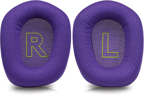 MOLGRIA Ear Pads Cushion, Replacement Fabric Earpads for Logitech G733 Wireless Gaming Headset, Purple
