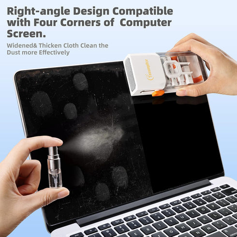 Laptop Screen Keyboard Cleaner Kit, Electronics Cleaning Tool for MacBook iPad iPhone Pro, Compact Brush Tool for