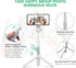 Selfie Stick Tripod with Wireless Remote - Extendable Adjustable Stand for Apple iPhone, Samsung Galaxy