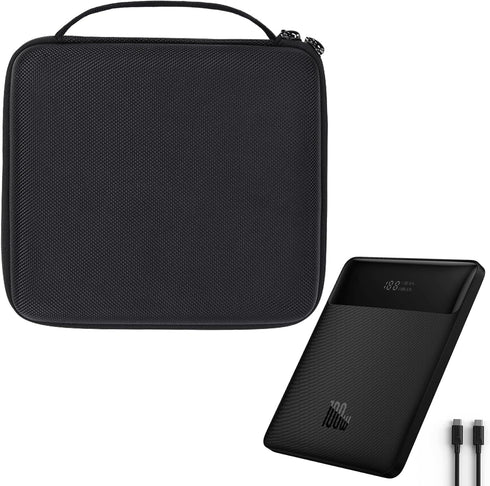 Khanka Hard Carrying Case for Baseus 100W USB C Portable Laptop Charger, Case Only