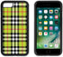 Cell Phone Cover, Slim Fit, Plaid Multi-Colored, Compatible with Apple iPhone 7 Plus and 8 Plus