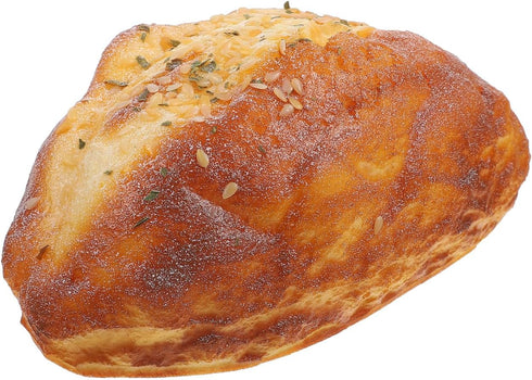 HOMSFOU Simulation Bread Model 6.10X3.54X2.75In Pu Fake Bread Loaf Photography Prop Bakery