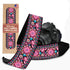 Art Tribute Pink Woven Camera Strap, Embroidered Elegant Universal Neck & Shoulder Strap for All DSLR and SLR Cameras,