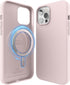elago Magnetic Silicone Case for iPhone 12/12 Pro, Lovely Pink, Built-in Magnets, Compatible with MagSafe Accessories