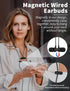 USB C Headphone for Samsung A53 S54 S22 S23 S21 S20 FE Wired Earbuds Magnetic in-Ear Type C Earphone with Microphone Stereo Noise Canceling for Galaxy Z Flip 5 Fold 4 Pixel 7 6 6a 7a OnePlus