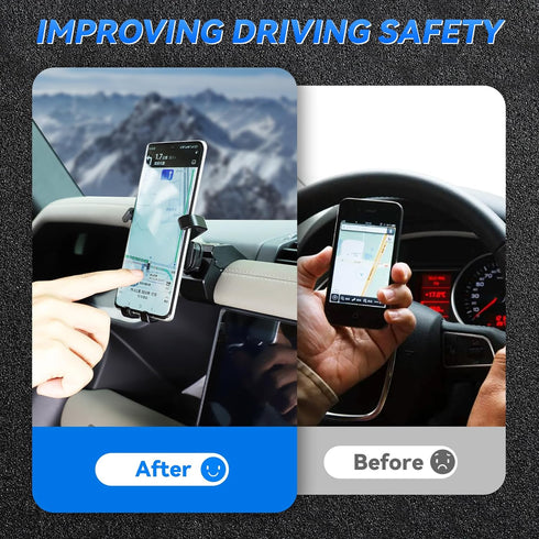Phone Holder for Land Rover Defender 90 110 130 2020-2023, 360° Adjustable Dash Mount for All Smartphones
