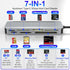 USB C Multi Card Reader 7-in-1 Aluminum SD/Micro SD/CF/MS/XD Card Reader, 5Gbps High Speed Camera Card Reader for SDXC SDHC TF CF MS MMC, Sony Memory Stick Pro Duo Adapter Read 5 Cards Simultaneously by Suejezt