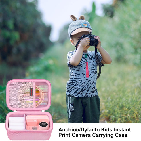 Carrying Case for Anchioo/Dylanto Kids Instant Print Camera, 1080P Kids Instant Cameras That Print Photos, Travel Bag