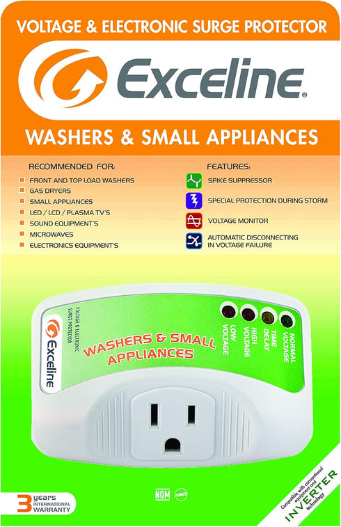 Electronic Surge Protector for Washers, Gas Dryers, LED, LCD, Plasma TVs
