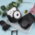 Frankmate Protective Case for Fujifilm Instax Mini 12 11 9 - Instant Film Camera with Accessory Pocket and Adjustable