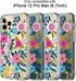 ICEDIO iPhone 12 Pro Max Case with Screen Protector, Clear with Cute Colorful Blooming Floral Patterns for Girls Women,