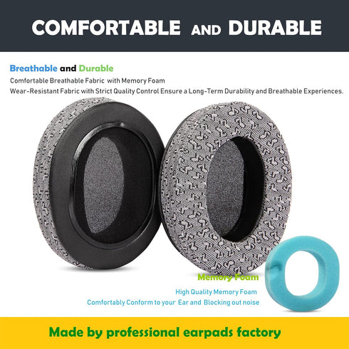 Premium Earpads Cushions Replacement for Sony MDR 7506, Corsair HS50 HS60 HS70 Pro Gaming Headset Ear Pads