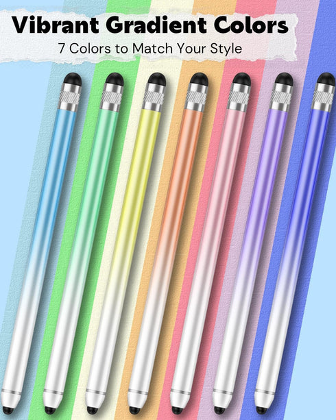 Stylus Pen for Touchscreen - Dual-end High Sensitivity Capacitive Stylus for iPhone/iPad/Android/Samsung, AmberVec