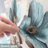 Singingin 32 Inch, Blue Broccoli TV Dust Cover Farmhouse Rustic Floral Retro Victorian Style Computer Monitor Cover