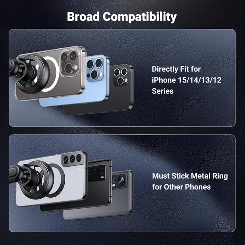 UGREEN Magnetic Phone Mount for Car, Compatible with Magsafe, Not Blocking Air Vent for iPhone 15 Pro Max