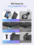PROfezzion 2-Pack AirTag Holder Case with Key Ring, Loop Strap & 3M Adhesive Mount, IPX8 Waterproof for Keychain