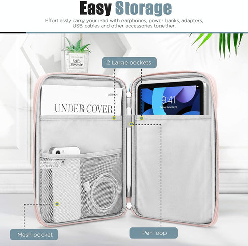 TiMOVO 9-11" Tablet Sleeve for iPad 10.2 2021-2019, iPad 10th Generation 2022, iPad Air 5/4 10.9, iPad Pro 11