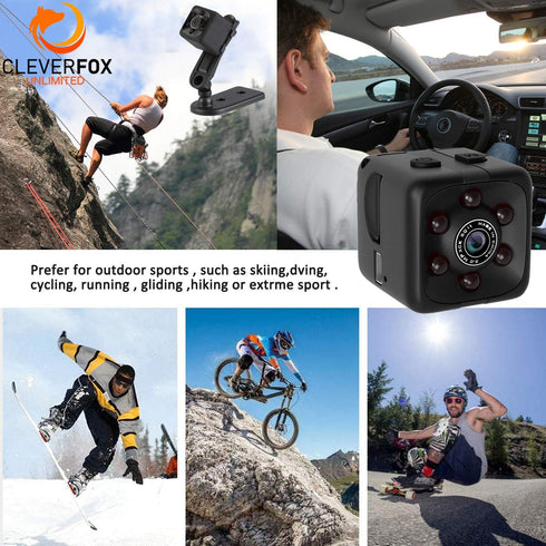 Mini Spy Camera with Audio & Video, 1080P Hidden Camera, Portable HD Nanny Cam with Night Vision & Motion Detection for