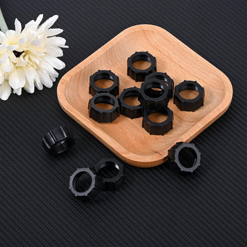 Teaaha 17mm 12PCS Car Phone Mount Replacement Parts, Tightening Nut for Replacement Car Mount Screw On, Mobile Ball
