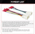 1992-2019 4Runner RAV4, 2014-2018 RED WOLF Car Radio Wiring Harness W/Pre-Install Wire Connector Butt for Toyota Camry