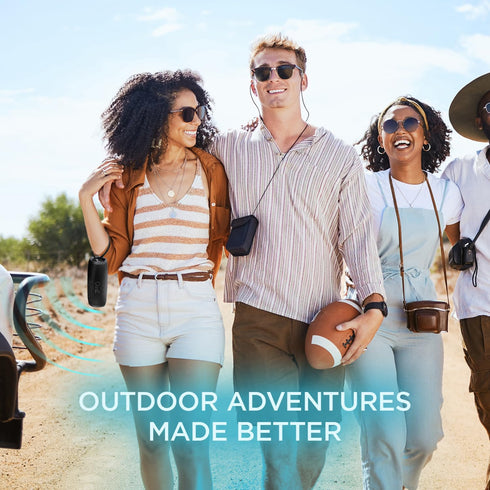 OontZ Cylinder Bluetooth Speaker, Portable Wireless 5.0 Speaker, 14 Watts, IPX7 Waterproof, Loud Portable Speaker
