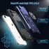 Anqrp Designed for iPhone XR Case, Military Grade Protective Phone Case Cover with Rotatable Metal Ring Kickstand,
