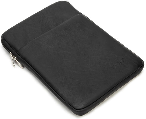 Kinmac 360° Protective Waterproof Laptop Sleeve Case Cover, Black PU for 15.6 inch-16 inch