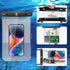 Double Space Waterproof Phone Pouch Case for Samsung Galaxy S23 Ultra S22 S21 S20 FE A03S A13 A14 Note 20 Ultra, 2 Pack