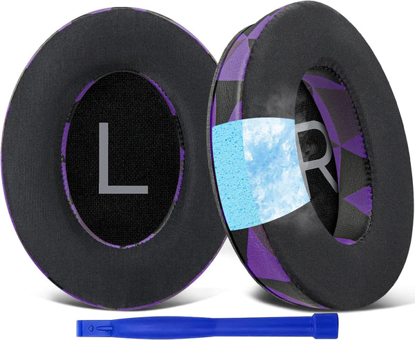 SOULWIT Cooling Gel Ear Pads Cushions Replacement for Bose QuietComfort 45 - Earpads with Ice Silk Fabric