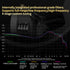 KZ Krila Tunable Hybrid Earphones, KZ HIFI BA DD Heavy Bass in-ear Headphones, Detachable Silver Cable, Black