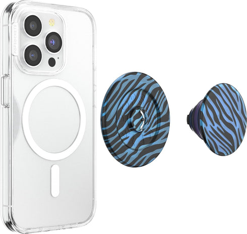 PopSockets Phone Grip Compatible with MagSafe, Wireless Charging Compatible Phone Holder, Zed