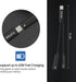 Xumee USB Type C to 3.5mm Headphone and Charger Adapter, 2-in-1 USB C to Aux Audio Jack Hi-Res DAC and Fast Charging