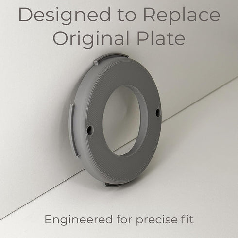 Wall Mount Replacement Plate - For Google Nest Outdoor Camera (Battery), Locking Collar for Magnetic Base (Wireless Cam