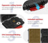 Kiorafoto 18 IP67 8 4 4 2 Memory Card Case with Slots, Waterproof Anti-Shock Travel Camera Memory Card Holder for SD