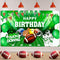 Football Birthday Party Decorations, Super Game Backdrop Banner for Football Bowl Theme Party Supplies