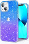 JJGoo Compatible with iPhone 13 Case, Glitter Soft TPU Shockproof Protective Bumper Cover, Sparkle Bling Slim Phone Case