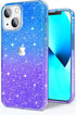 JJGoo Compatible with iPhone 13 Case, Glitter Soft TPU Shockproof Protective Bumper Cover, Sparkle Bling Slim Phone Case