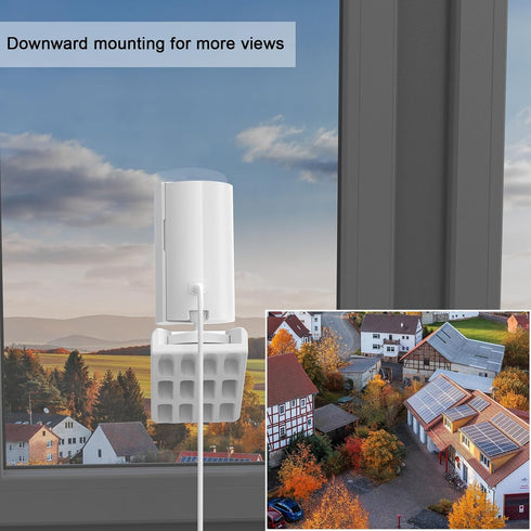 Adhesive Window Mount for Indoor Cam (1st Gen/2nd Gen), Easy Install, Strong Adhesive Wall Mounting Bracket