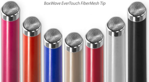 BoxWave EverTouch Stylus Pen for Samsung Galaxy J3 Luna Pro, Fiber Tip Capacitive Stylus - Jet Black