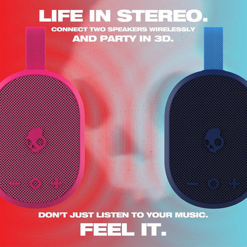 Ounce+ Wireless Bluetooth Speaker, IPX7 Waterproof Mini Portable with 16 Hour Battery, True Wireless Stereo, Ballistic