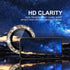 Choiche 9H Tempered Glass Camera Lens Protector for iPhone 15 Pro/Pro Max, Glitter-Titanium with Metal Ring Decoration.