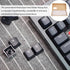 SOLUSTRE Keycap Storage Box, Transparent Mechanical Keyboard Divided Holder for Keycaps, Gaming Keyboard Box