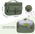 MOSISO Camera Bag, DSLR SLR Canvas Case, Vintage Padded Compact Crossbody Shoulder Messenger Bag, Army Green